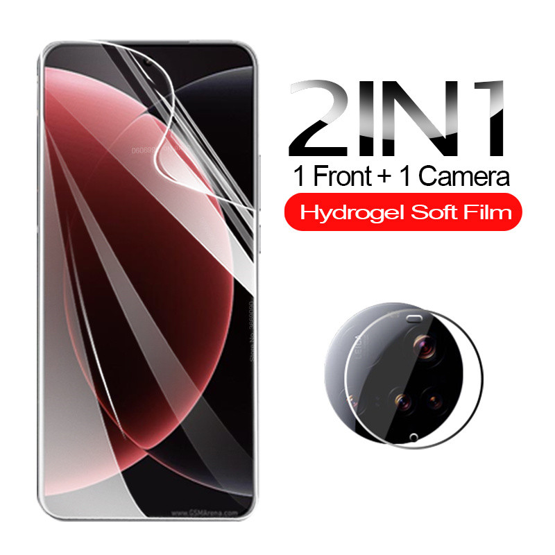 2In1 ฟิล์มไฮโดรเจล + ฟิล์มเลนส์ OPPO A1x A2x A3 A3i A3x A5 Pro Energy 4G 5G ป้องกันหน้าจอ
