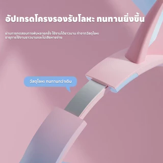 หูฟังครอบหู หูฟังครอบหูไร้สาย หูฟังแมวมีไฟ แถมสายชาร์จ type-C/สายออดิโอไลน์ เสียง4Dรอบทิศทาง รองรับคอมพิวเตอร์และมือถือ