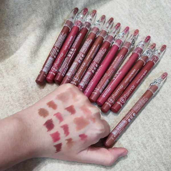 ลิปไลเนอร์ kage ลิปไพรเมอร์ FLORMAR Lip Pen 12pcs กันน้ํายาวนาน Non-Stick Cup Non-Fade ลิปสติกดินสอ 