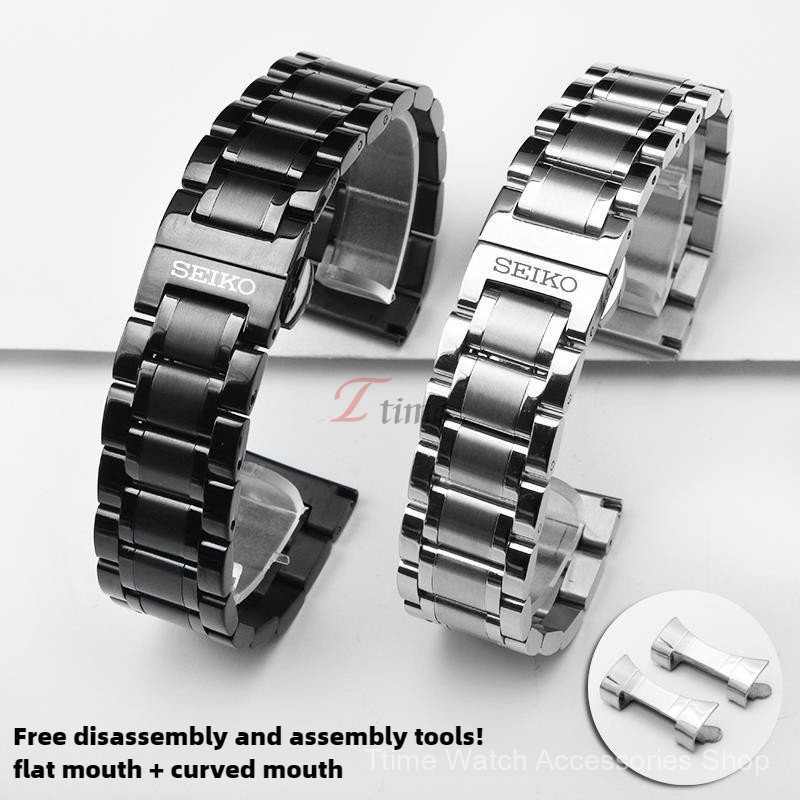 สายข้อมือสแตนเลส Seiko ขนาด 12-24 มม. และ 38-45 มม. |   สายรัดข้อมือสำหรับนาฬิกา Seiko 5/นาฬิกากีฬา/นาฬิกาทางการ |   สายรัดโลหะที่ทนทาน