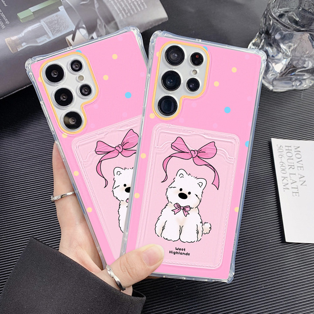 TPU ที่ใส่บัตรเคส For Samsung A17 A07 A55 A56 5G A26 A36 A16 A35 A05S A06 A54 A22 A25 A34 A53 A15 A73 A71 S24 Ultra FE - รูปที่ 6