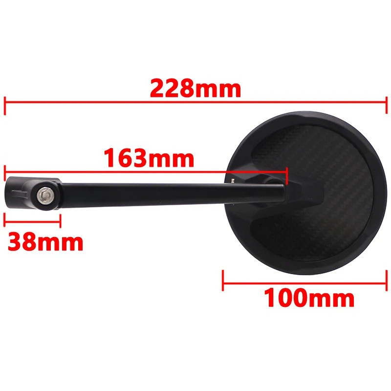 สําหรับ UNIVERSAL GTS300 LX125 GTV300 GTS 300 S 150 S125 อุปกรณ์เสริมรถจักรยานยนต์กระจกกระจกมองหลังกระจกมองหลัง - รูปที่ 3