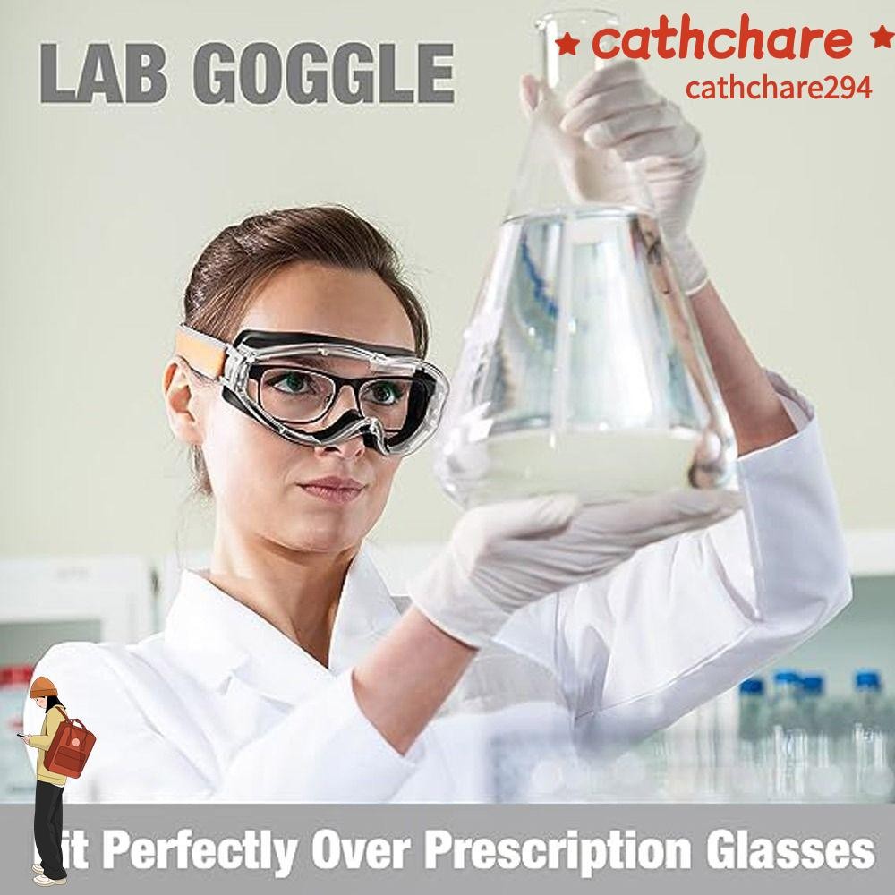 Cathchare294 แว่นตานิรภัย,แว่นตาป้องกันป้องกันรังสียูวีป้องกันหมอก,อุปกรณ์เสริมเลนส์ทนแรงกระแทกเกรดอุตสาหกรรมสําหรับ Lab กลางแจ้ง