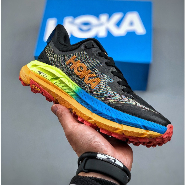 ขายเช่นเค้กร้อน, Hoka ONE mafate Speed 4ชายและหญิงน้ำหนักเบาระบายอากาศข้ามประเทศรองเท้าวิ่งมืออาชีพก