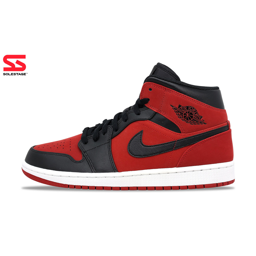 ใหม่ Nike Jordan 1 Mid Reverse Bladed (554724-610) ไซส์ผู้ชาย