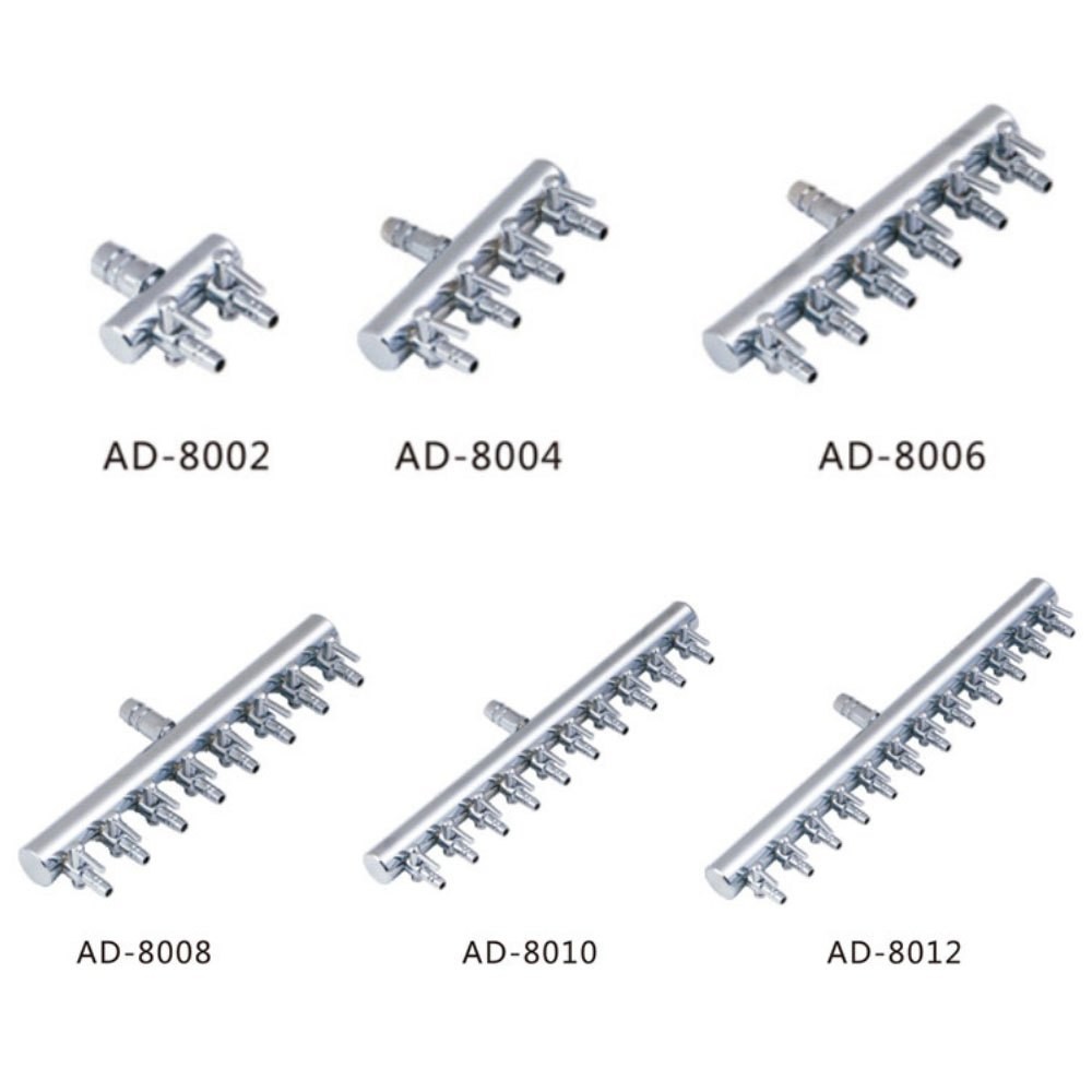evebell ท่อแยกลมออกซิเจน พร้อมวาล์วปรับ STAINLESS สามารถปรับลมได้ ใช้ต่อกับสายออกซิเจนทั่วไป