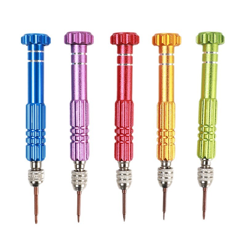 ชุดไขควงขนาดเล็กขนาดเล็กมัลติฟังก์ชั่น 5-ใน-1 สําหรับแว่นตา สมาร์ทโฟน แท็บเล็ต นาฬิกา ชุดเครื่องมือซ่อมแซม