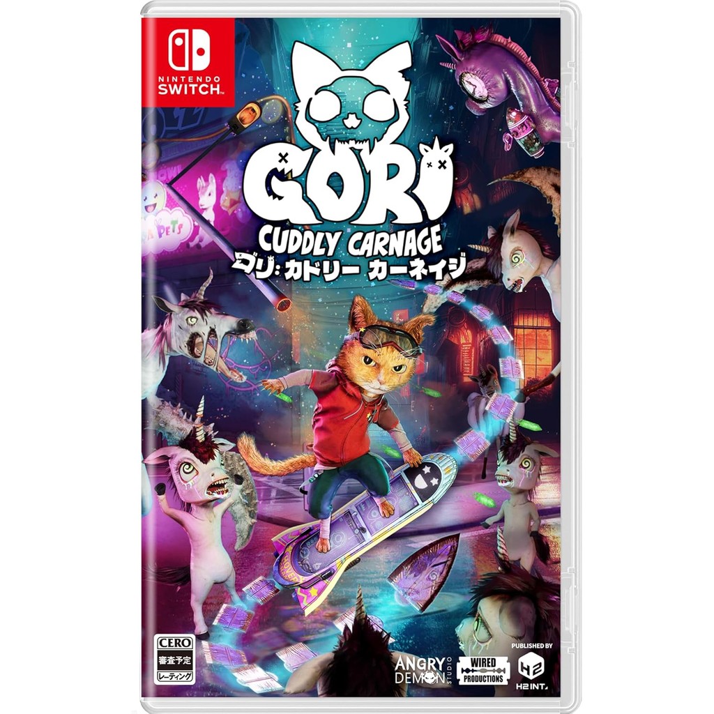 แผ่นเกม Nintendo Switch 🎮 Gori : Cuddly Carnage | แท้มือ1 🆕 | Zone2 ญี่ปุ่น 🇯🇵 (เปลี่ยนภาษา Engได้) 