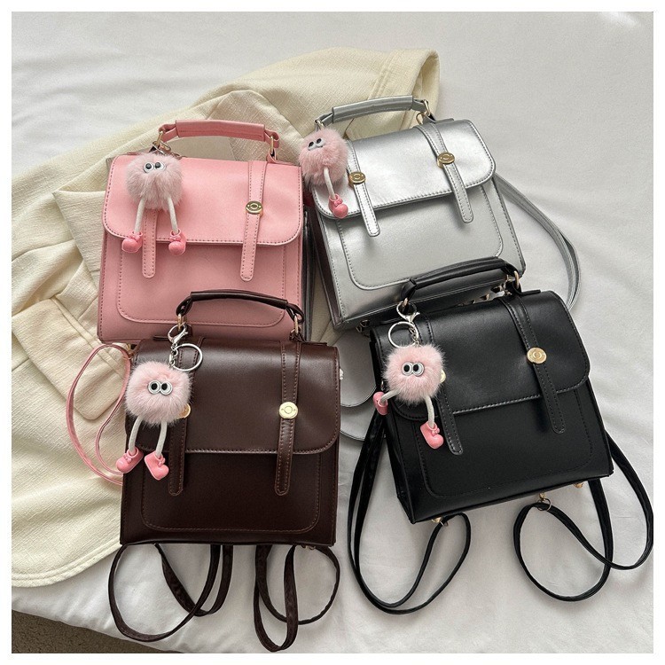 Lucky girl**กระเป๋าเป้มาใหม่  ใส่โทรศัพท์ได้ทุกรุ่น มี 4 สี ใสไตล์ญี่ปุ่น