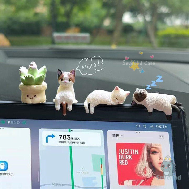 ตุ๊กตาสัตว์เลี้ยงน่ารักเหมาะสําหรับเคสโทรศัพท์มือถือทุกรุ่นการ์ตูนแฟชั่นแมวขี้เกียจสุนัขฐานที่เดินทางมาพักผ่อนสนุกอุปกรณ์เสริมสําหรับชีวิตส