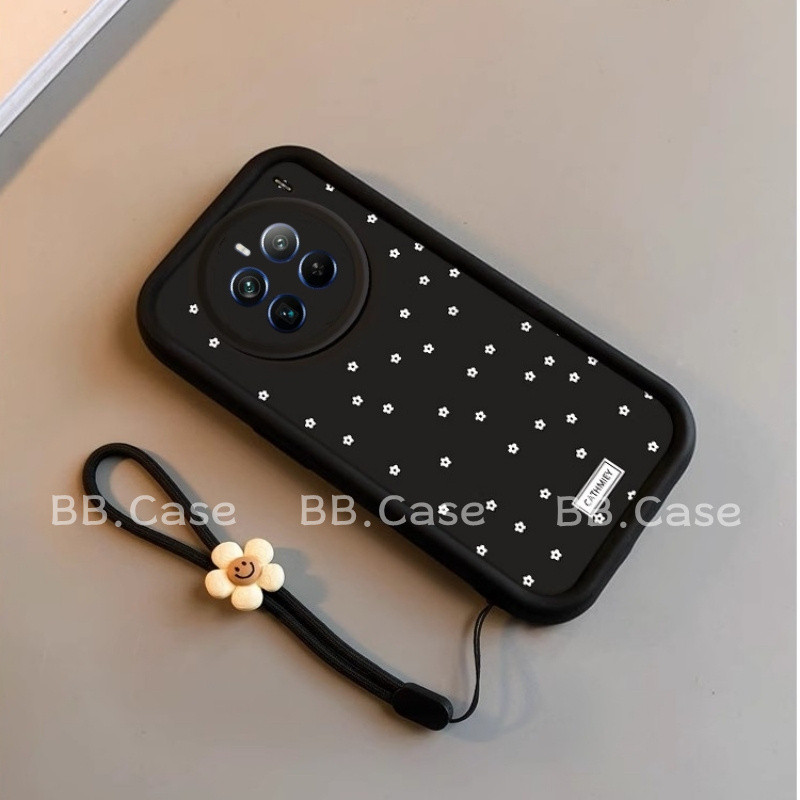 ปลอกRealme 12 Pro+ Realme12 12X 12+ 9i 9 Plus 5G 4Gใหม่แฟชั่นสดน่ารักการ์ตูนDaisyดอกไม้รวมทุกอย่างเคสโทรศัพท์กันกระแทกพร้อมเชือกเส้นเล็ก 2024