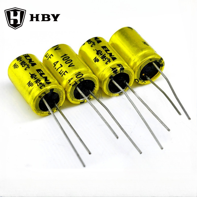10 ชิ้น Non Polar Capacitor NP 1UF 1.5UF 2.2UF 3.3UF 4.7UF 5.6UF 6.8UF 10UF 12UF 22UF 100UF 100V