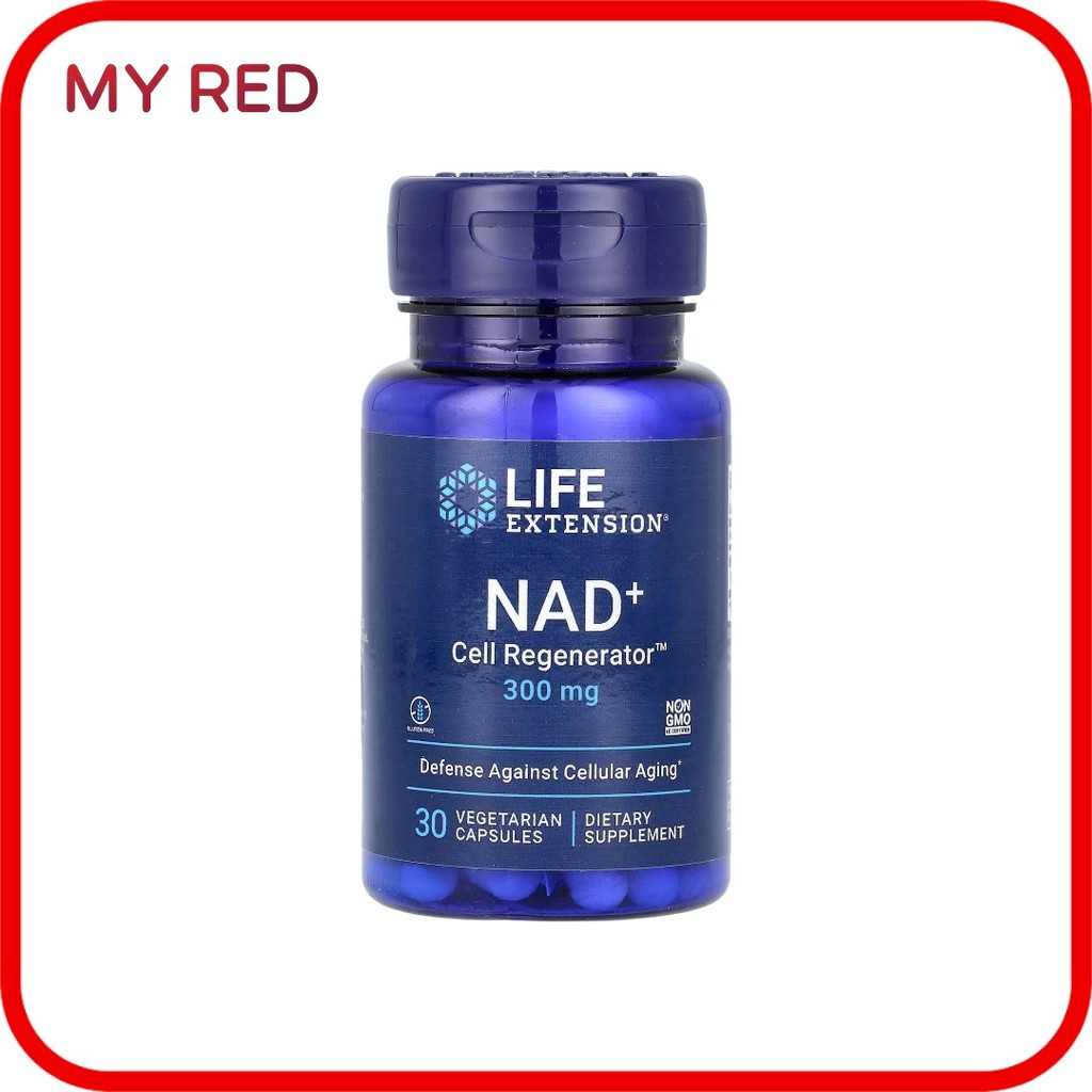 Life Extension, NAD+ Cell Regenerator, NIAGEN Nicotinamide Riboside, 300 mg, 30 Vegetarian Capsules
