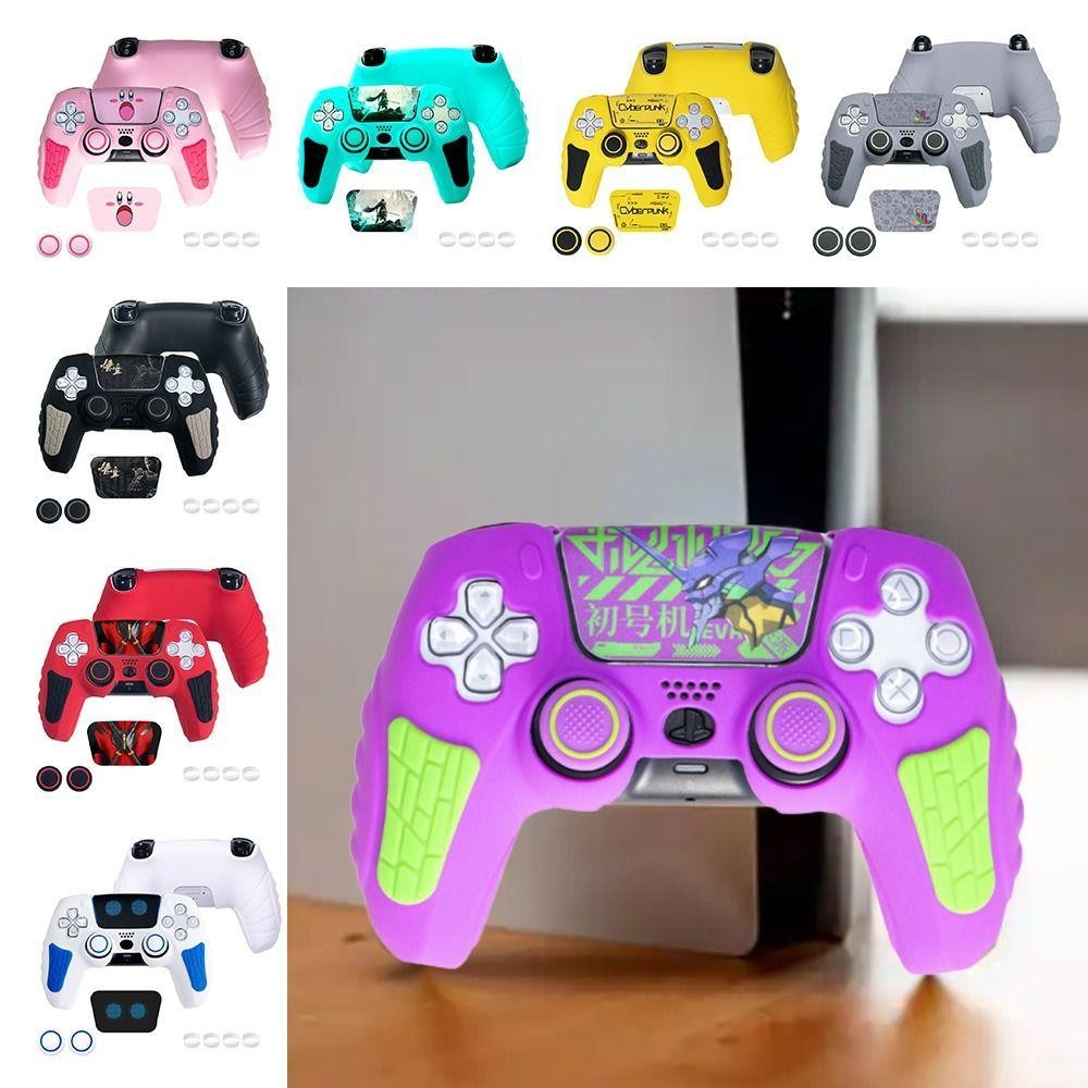 ฝาครอบเกมแพด ROSE, ฝาครอบคอนโทรลเลอร์เกมซิลิโคน DIY, ฝาครอบป้องกันเกราะป้องกันแบบนุ่มสําหรับ PS5/Playstation 5
