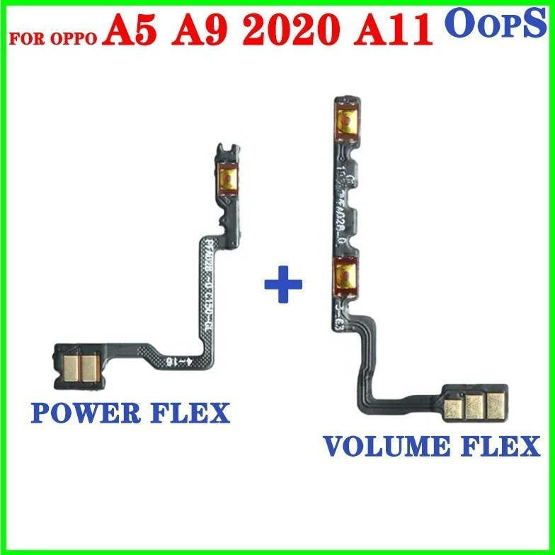 สําหรับ oppo A5 2020 A9 2020 A11 เปิดปุ่มปิด flex volume Up Down ปุ่ม flex สายริบบิ้น - รูปที่ 5