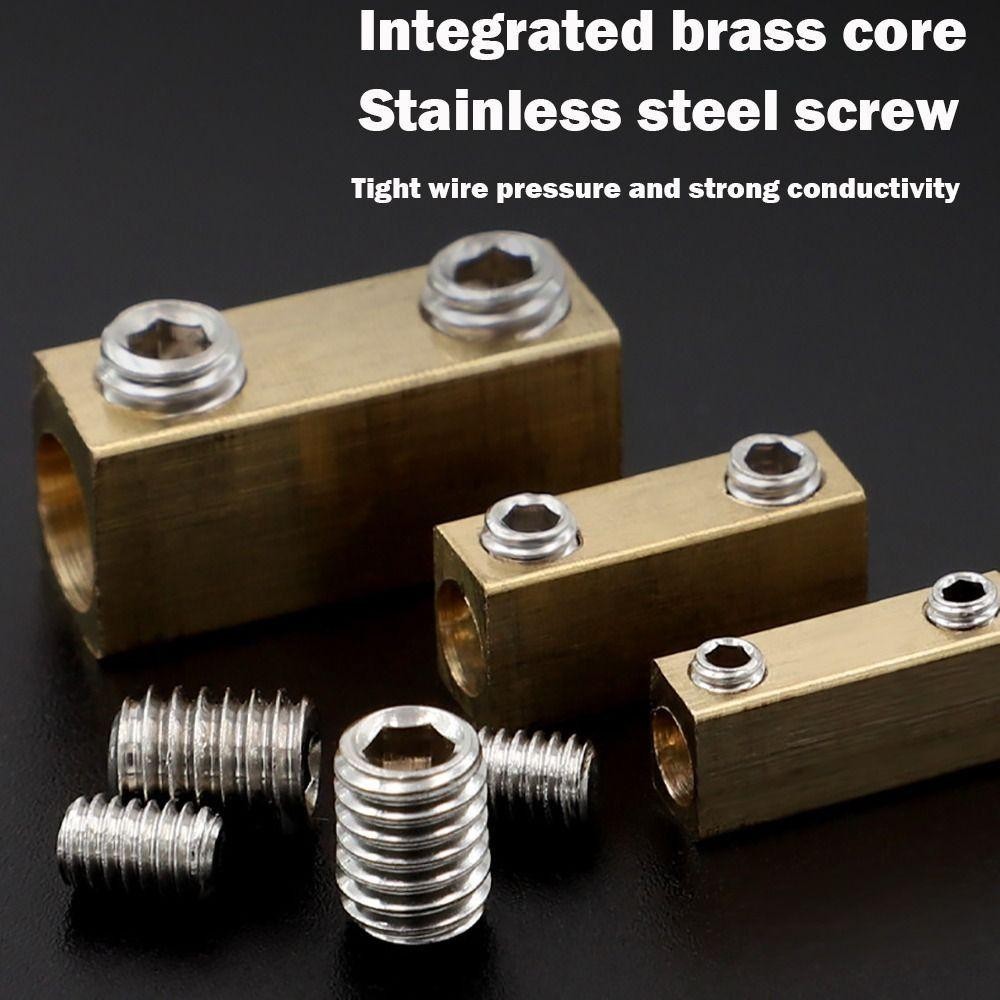 เครื่องแยกพลังงานสูง สตาร์ปิค พร้อมท่อหดความร้อน บล็อกเทอร์มินัลทองเหลืองกันน้ําแรงดันกระแสไฟสูงฟรีตัวเชื่อมต่ออย่างรวดเร็ว - รูปที่ 6