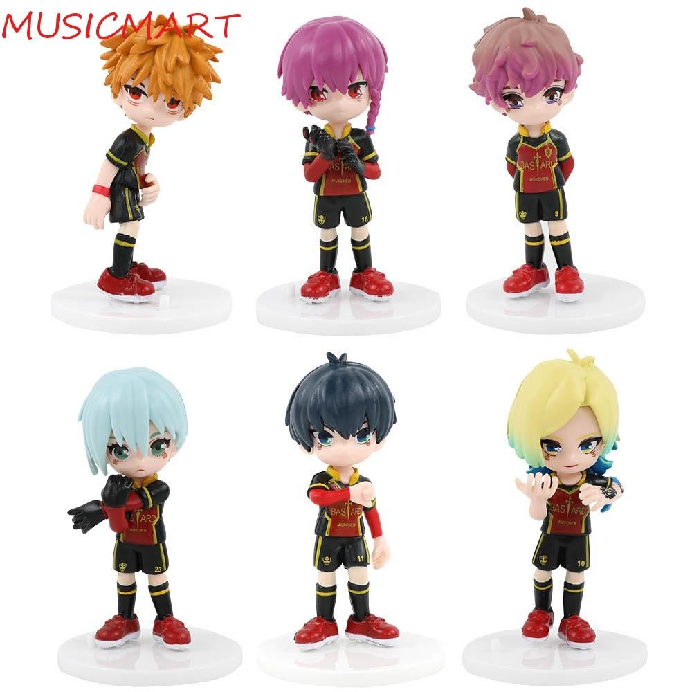 Musicmart Blue Lock Figure, Sishiro Isagi Nagi Action Figures, การ์ตูนอะนิเมะตุ๊กตา Yoichi Gashapon 
