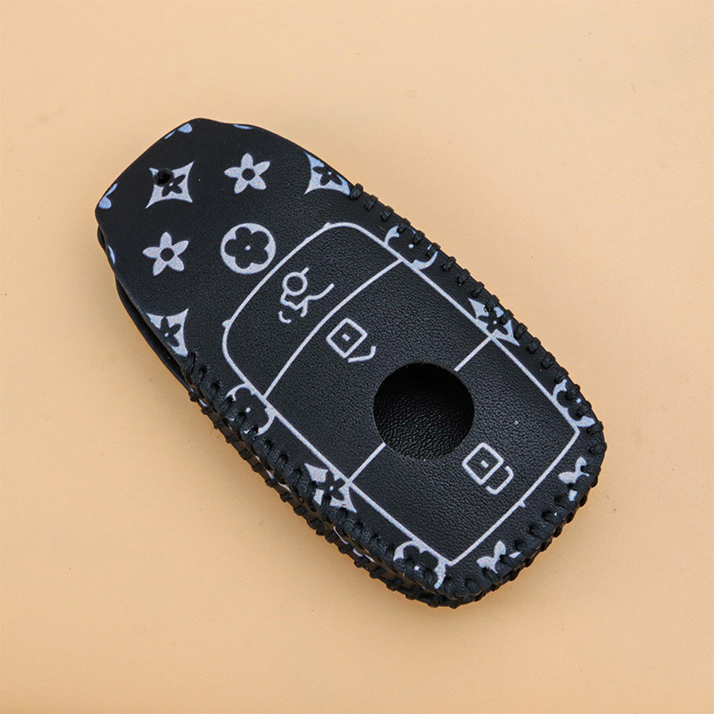 ฝาครอบป้องกันกุญแจรถหนังชั้นนําธุรกิจเหมาะสําหรับ Mercedes Benz W203 W210 W211 W212