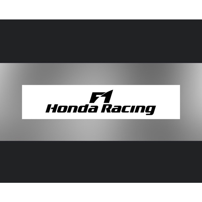 < >K441 F1 Honda Racing Windshield Vinyl Decal Stickers