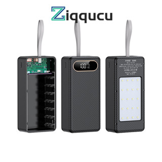 Ziqqucu 21 18650 ชุดไฟมือถือเชื่อมแบตเตอรี่แบน DIY 22.5W ชาร…