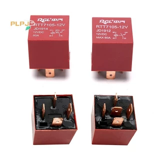 PLPJ กันน้ํา Heavy Duty รีเลย์ 4/5Pin 24V 12V 80A ไฟหน้ารถยนต์รีเลย์ใหม่