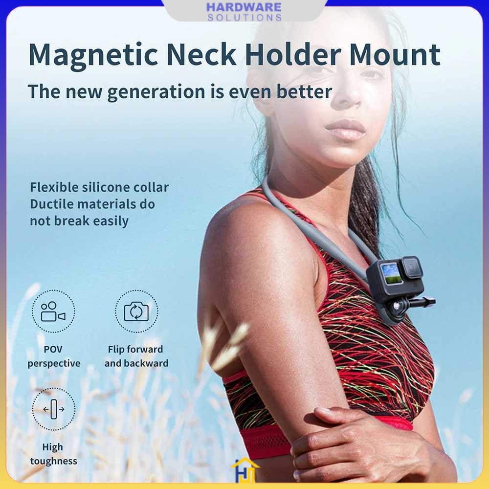 TELESIN ที่ยึดคอแม่เหล็กสําหรับสมาร์ทโฟน GoPro - TE-HNB-002