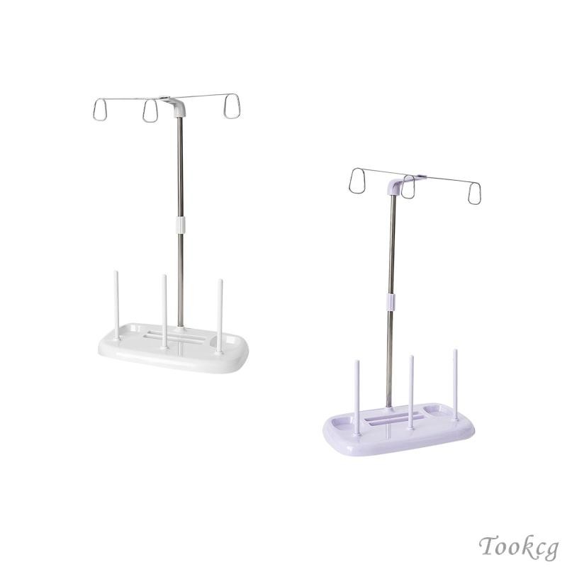 [Tookcg] ขาตั้งด้ายผู้ถือด้ายและที่วางด้ายเย็บผ้าที่ใช้งานได้จริงสําหรับ