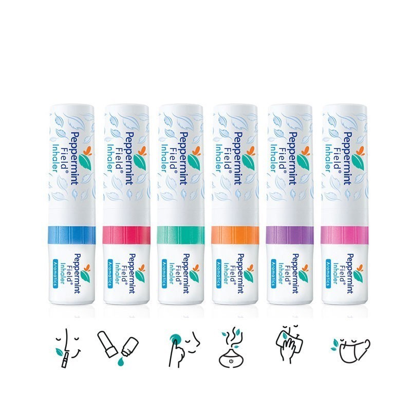 ยาดมเป๊ปเปอร์มิ้นท์ ฟิลด์ Peppermint Field Inhaler ยาดมเปปเปอร์มิ้น แก้วิงเวียน แก้คัดจมูก