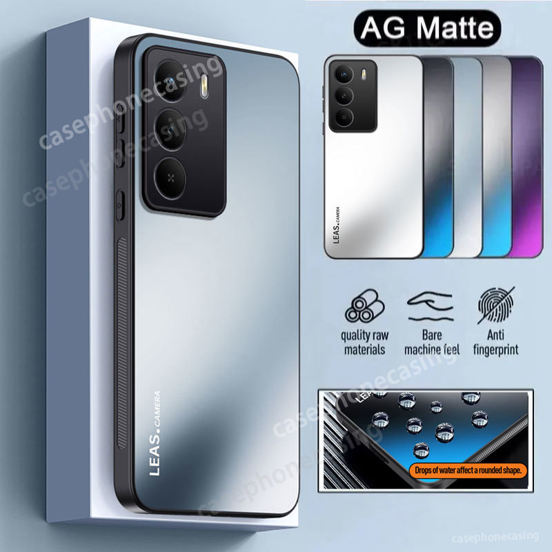 ปลอกสําหรับRealme C71 4G RealmeC71 Realmy C 71 71Cเคสโทรศัพท์Luxury Armor Matte FrostedอะคริลิคผิวAn