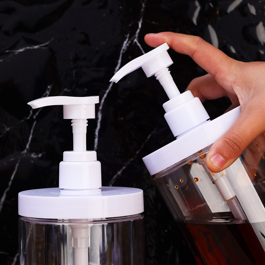 เดินทางแบบพกพาแชมพูโลชั่นปากกว้างสไตล์ภาชนะ-10มิลลิลิตร/1000มิลลิลิตรความจุขนาดใหญ่สัตว์เลี้ยงปั๊มเปล่าขวดจ่าย - รูปที่ 4