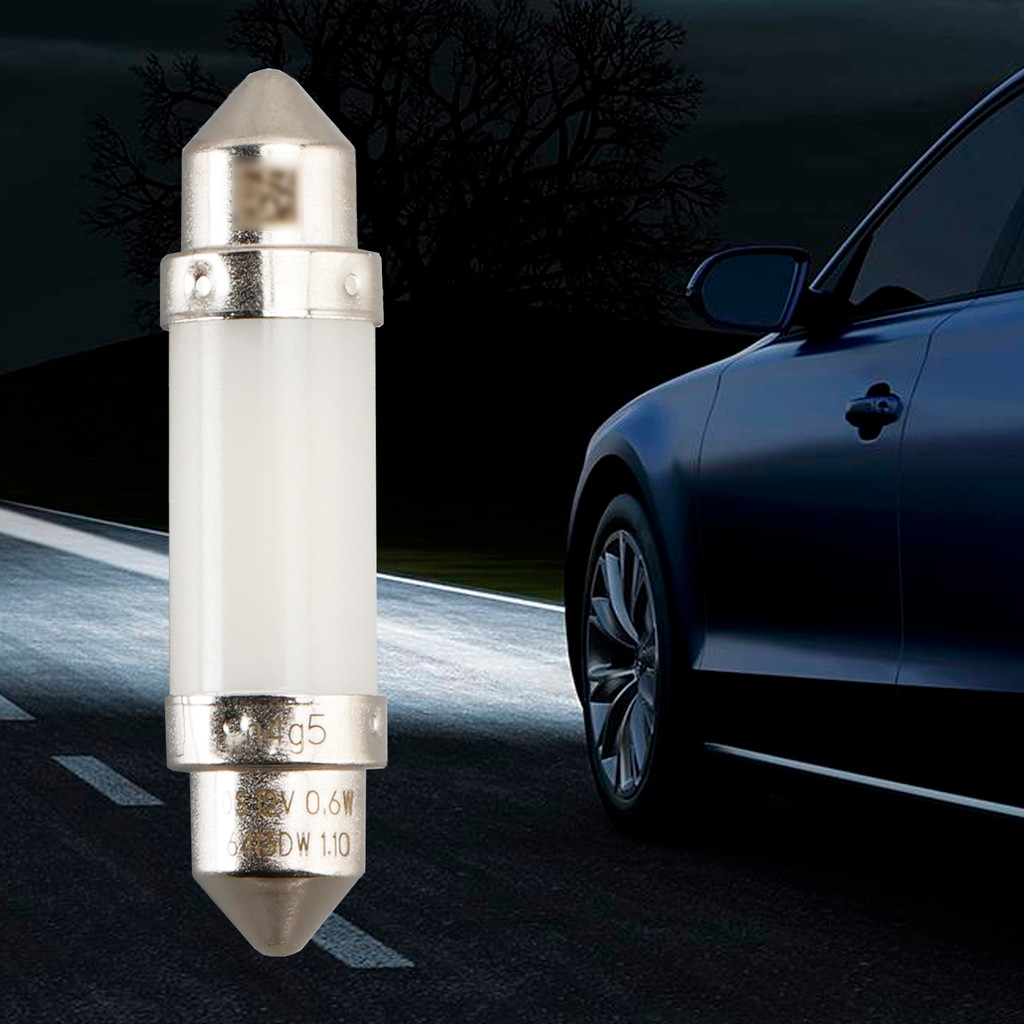1 ไฟเสริม LED C5W 6413DWP 41MM 12V 0.6W 6,000k เหมาะสําหรับ OSRAM
