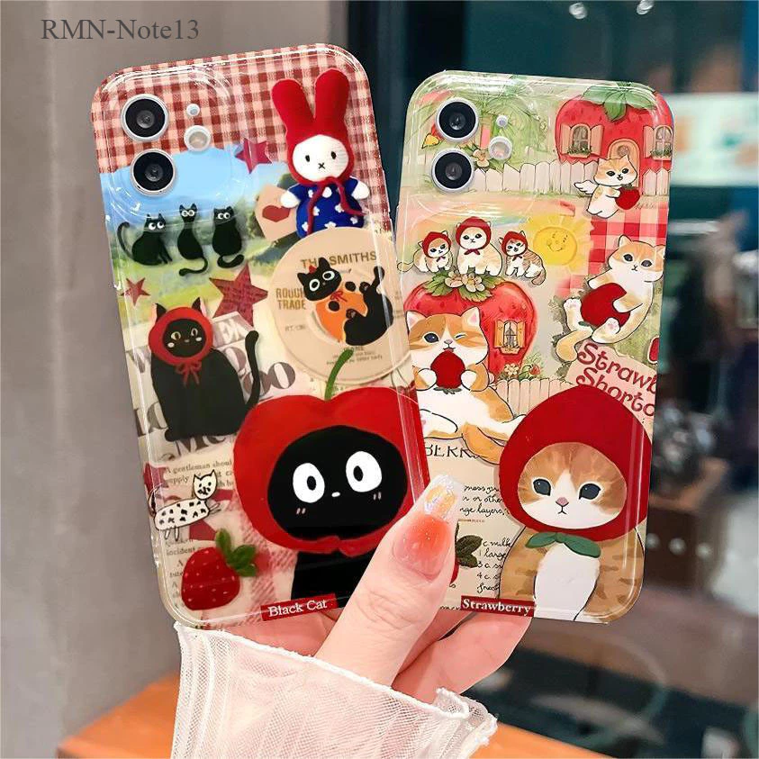 เคสนุ่มเ For Xiaomi Redmi Note 13 12 11S 11 10 10S 9 8 Pro 4G 5G เคสเรดมี เคสโทรศัพท์โปร่งใส เคส KK