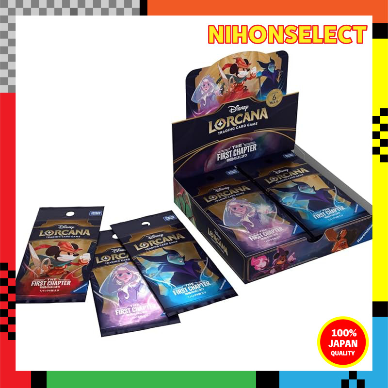 Disney Lorcana TCG Japanese Version Booster Pack The First Chapter Box