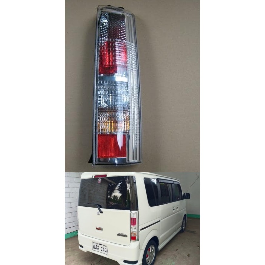 ไฟท้ายไฟท้ายไฟท้ายสําหรับ Suzuki Multicab K6A Super Carry DA64W Wagon คริสตัลเลนส์ใส
