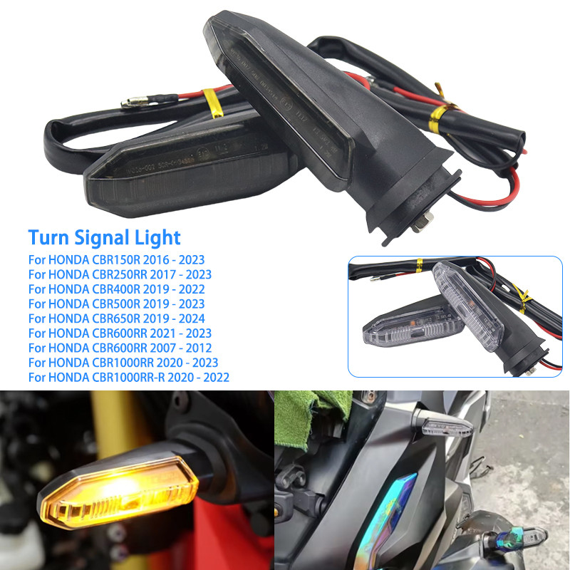 ไฟเลี้ยว LED สําหรับ HONDA CBR150R CBR250RR CBR400R CBR500R CBR650R CBR600RR CBR1000RR อุปกรณ์เสริมรถจักรยานยนต์ Blinker