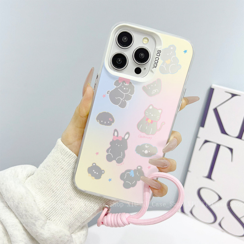 💎เคสไอโฟน เข้ากันได้กับ iPhone 16 เคสไอโฟน 15 Pro Max iPhone 13 iPhone 11 X XS XR 7Plus กรณีนุ่มน่าร