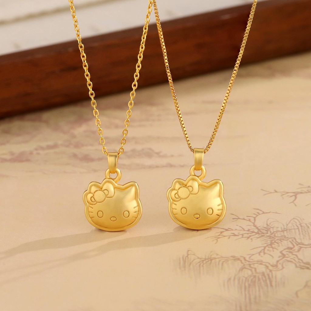 สร้อยคอจี้ Hello Kitty ออกแบบหวานน่ารัก สไตล์คลาสสิก พร้อมสร้อยคอดีไซน์พิเศษ