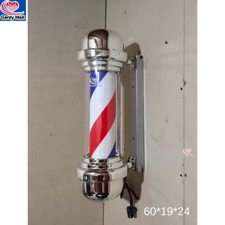 พร้อมส่ง ไฟหมุนร้านเสริมสวย barber วินเทจ ไฟหมุน ไฟร้านเสริมสวย ไฟร้านตัดผม เสาไฟ LED hair salon