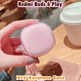 READY STOCK!นําไปใช้กับ Redmi Buds 6 Play เคส Case เคสหูฟัง DIY การ์ตูนสร้างสรรค์ ซิลิโคนนุ่ม เคส เคสหูฟัง