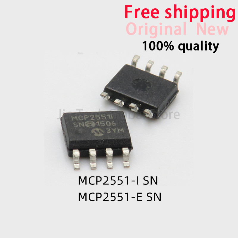 (5 ชิ้น) 100% ใหม่ MCP2551-I/SN MCP2551 MCP2551-E/SN MCP2551E SOP-8 ชิปเซ็ต