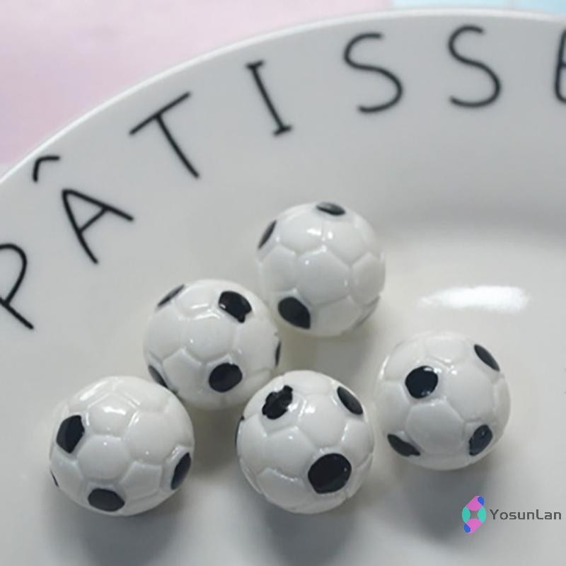 YosunLan] 5 ชิ้น Miniature Football Football Basketball Badminton DIY Accessories ใหม่
