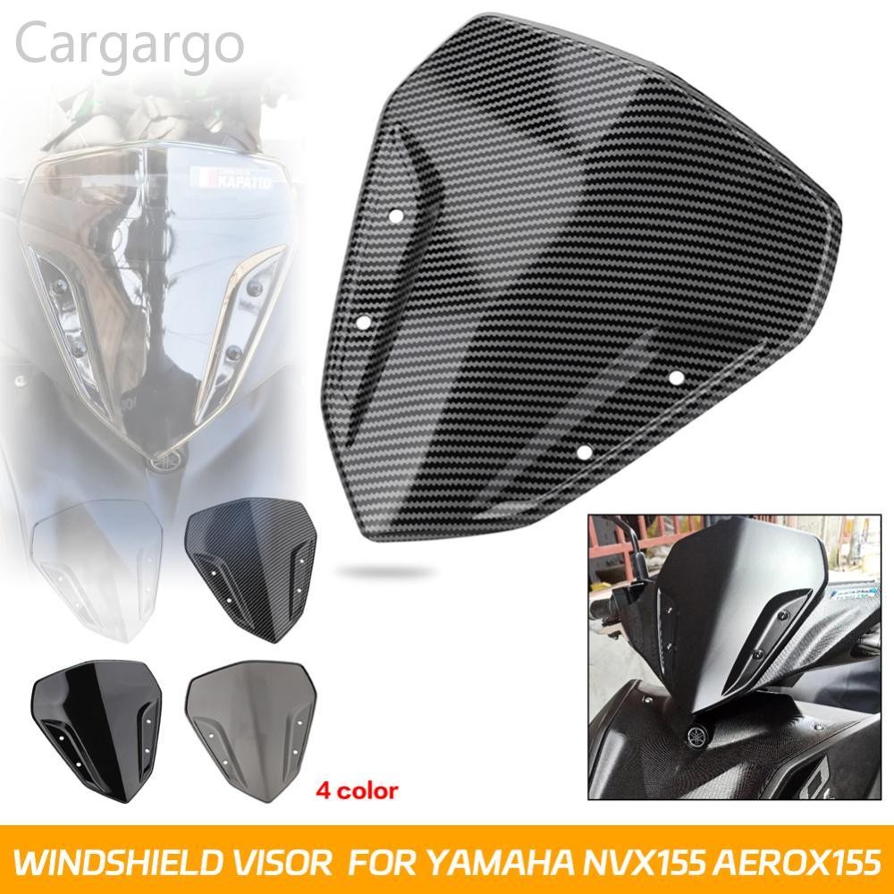 Cargargo รถจักรยานยนต์กระจกกระจก Air Wind Deflector อุปกรณ์เสริมสําหรับ Yamaha NVX155 AEROX155 N1U9