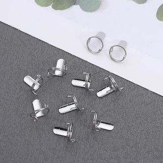 แหวนติดเล็บ COLO สีทองแหวนเล็บปลายนิ้วแบบใช้ซ้ําได้คุณภาพสูงใช้งานง่าย Causal Silver สี Phalanx แหวนสําหรับเล็บปลอมฝรั่งเศส