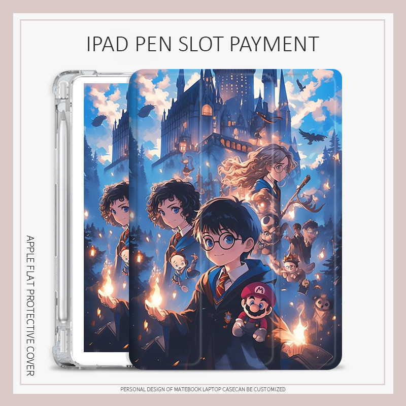 Harry Potter เคสไอแพด 10.2 gen7/8/9 gen10 เคส ipad pro 11 pro12.9 pro13 2024 case ipad air4 air6 Mar