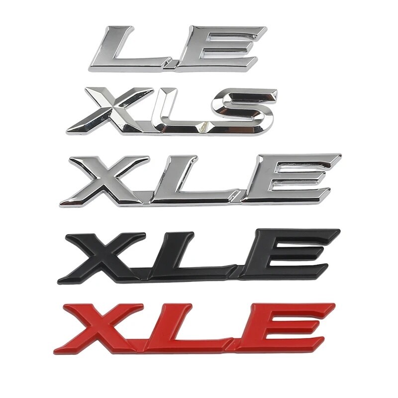 Xls เครื่องหมายสําหรับ Toyota XSE สติกเกอร์ XLE รูปที่ 2