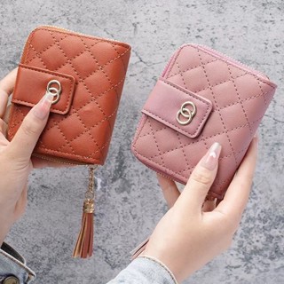 LI-กระเป๋าสตางค์ใบสั้น กระเป๋าตังค์ผู้หญิง