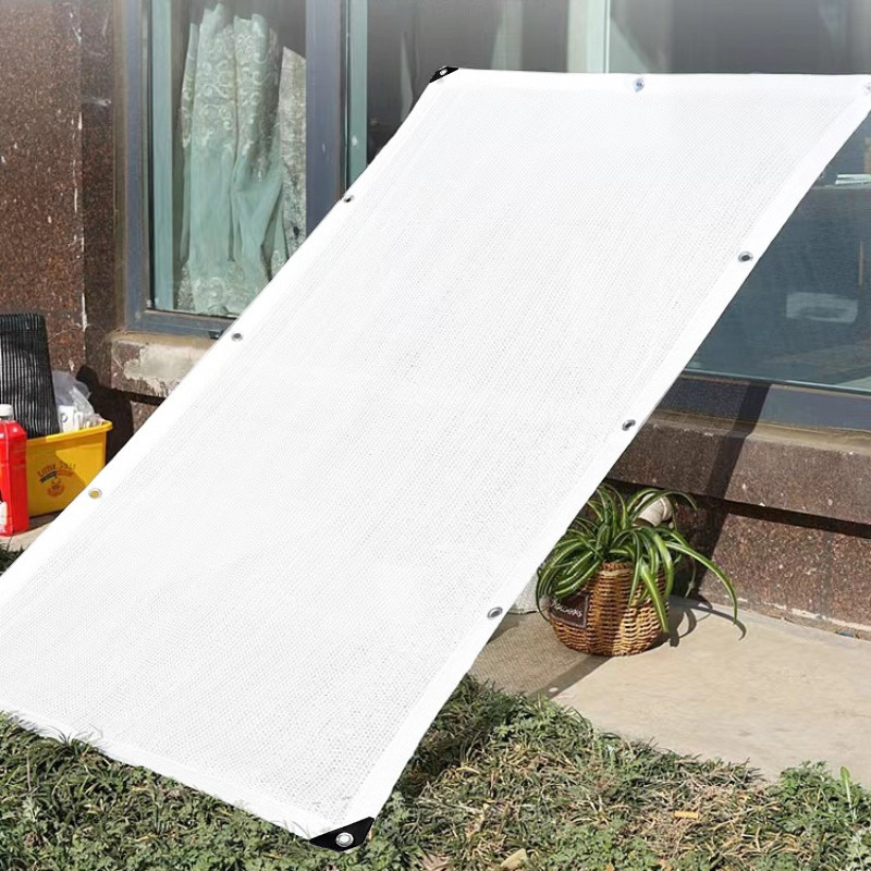 Sun Shade สุทธิสีแดงความเป็นส่วนตัวรั้วครีมกันแดด Sun Shade ตาข่ายรั้วกลางแจ้ง Shades กันสาดฝาครอบ