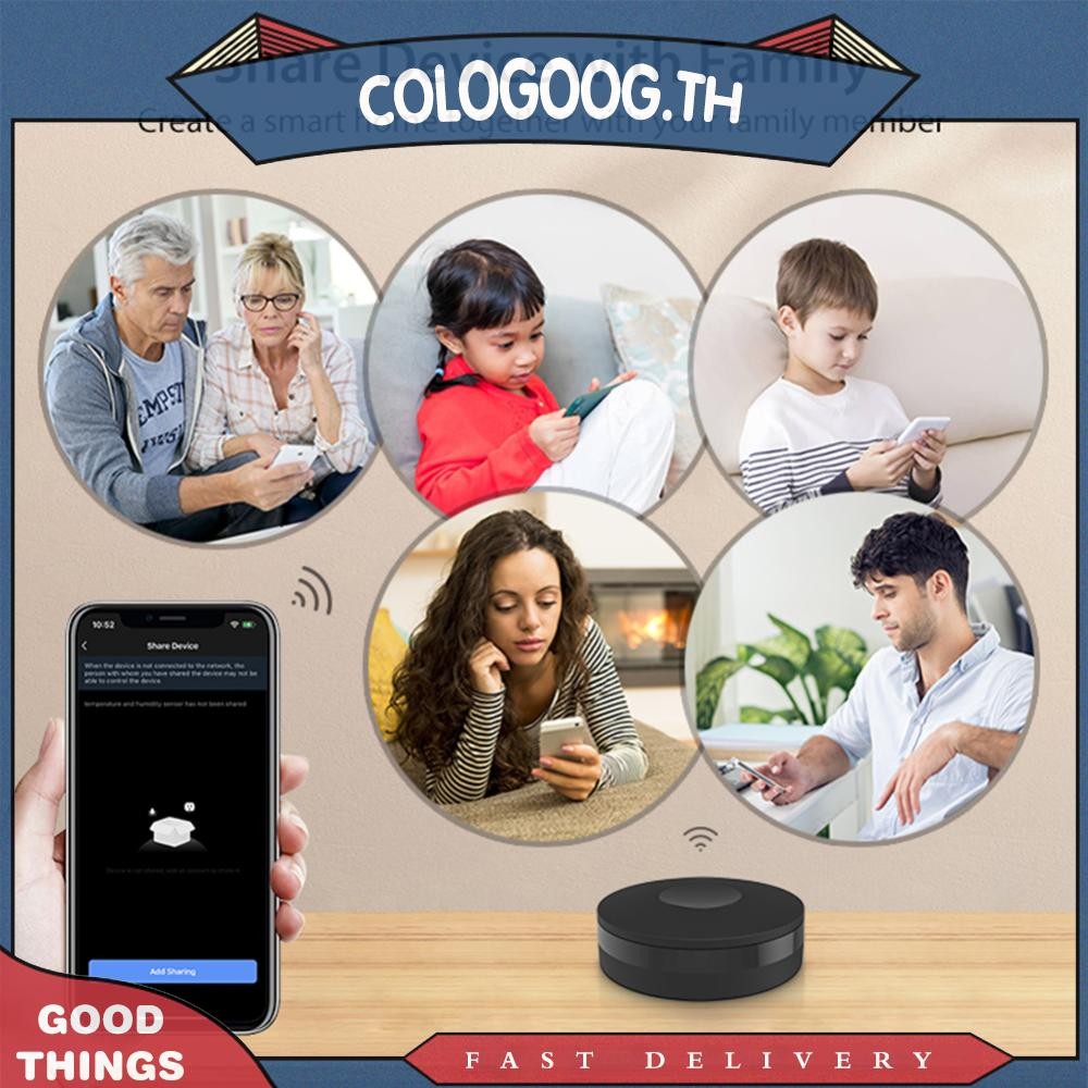 [colog.th] Tuya WiFi IR RF รีโมทคอนโทรลอินฟราเรดอัจฉริยะตัวควบคุมสากลควบคุมเสียง