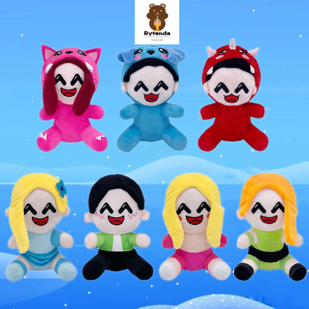 Rytanda Omz ตุ๊กตา 20 ซม.น่ารัก Omz Plushie ตุ๊กตาตลก Hooded เด็กสาวรูปตุ๊กตาตุ๊กตานุ่มตุ๊กตาของเล่นสําหรับเด็กทารกของขวัญวันเกิดแลกเปลี่ยนของขวัญ