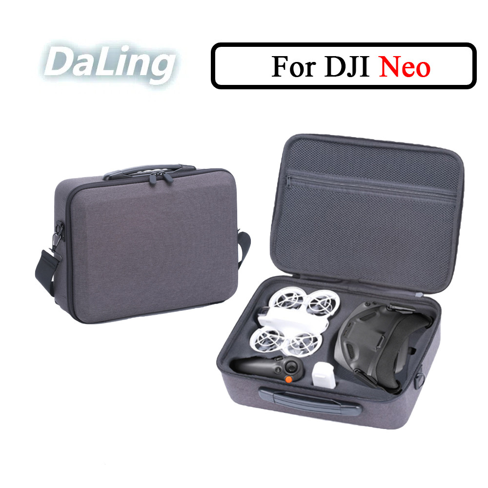 เที่ยวบินกล้องกระเป๋าเก็บสําหรับ DJI Neo Sensory Box กระเป๋าสะพายสามารถเก็บ N3 แว่นตา Drone DJI Neo อุปกรณ์เสริมกรณี